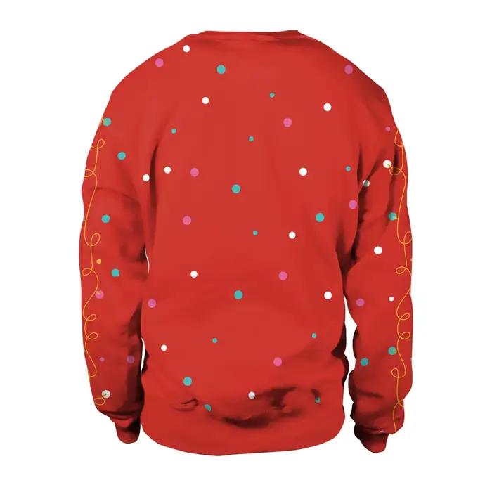 Sweat-shirt à capuche avec renne et arbre de noël pour hommes et femmes