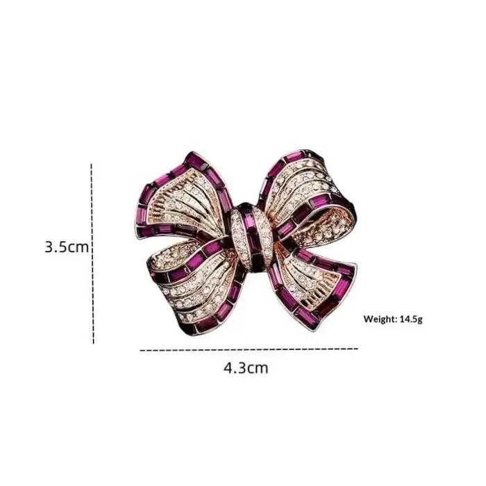 Broche à nœud papillon Chic pour hommes et femmes