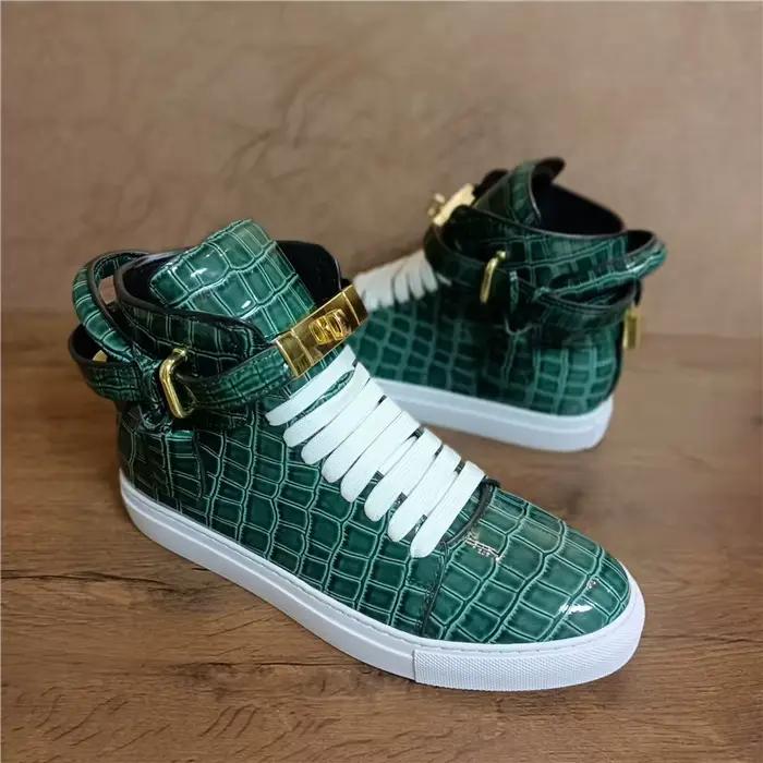 Chaussures en cuir naturel véritable pour hommes