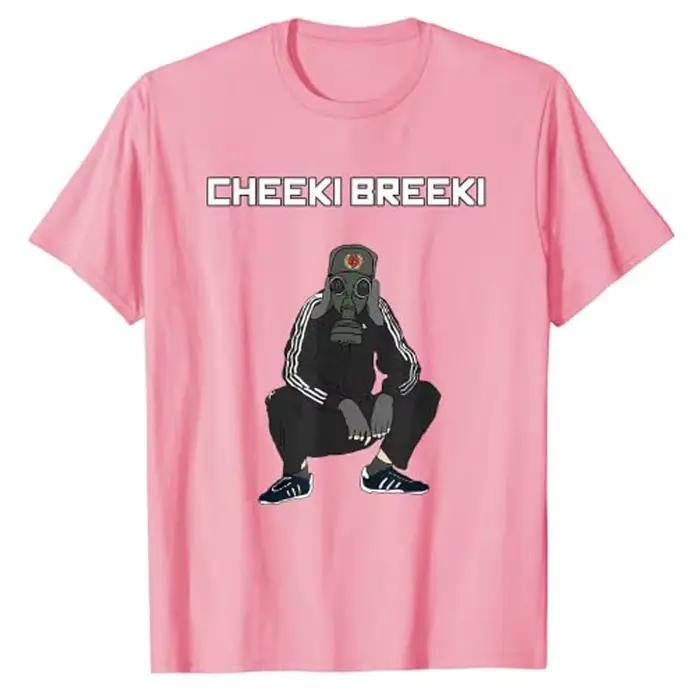 Cheeki Breeki-Gopnik Slav Style Funny Gamer SUNker T-Shirt, Humor Funny Graphic Tee, Y-Men Clothing, Produits personnalisés