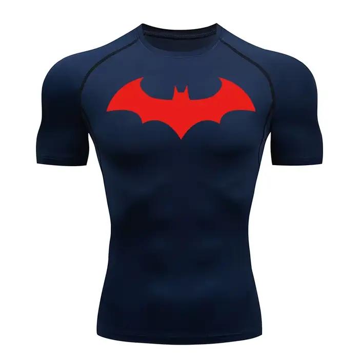 Chemises de Compression graphiques chauve-souris pour hommes