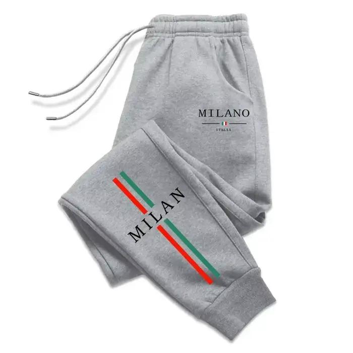Pantalon de jogging imprimé Milan City 2025 – Nouvelle collection automne-hiver pour hommes et femmes – Qualité supérieure pour le sport et les loisirs en extérieur