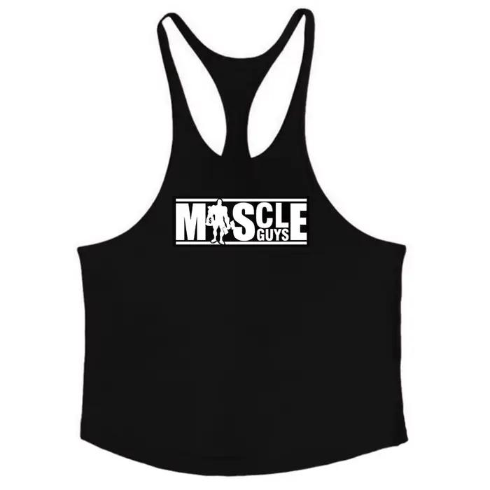 Débardeurs de musculation en coton pour hommes Muscleguys Y Back