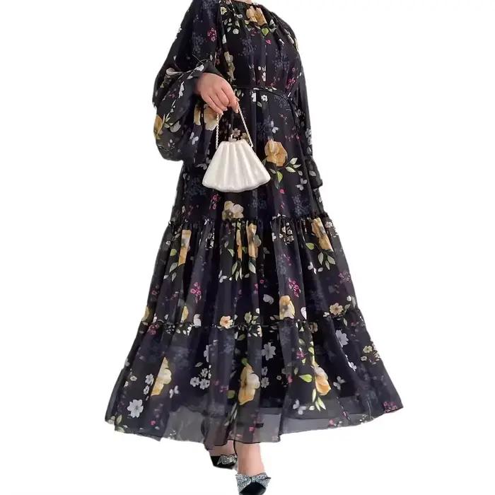 Abaya, robe indienne décontractée pour femmes musulmanes