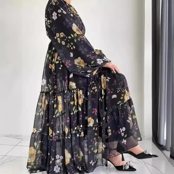 Abaya, robe indienne décontractée pour femmes musulmanes
