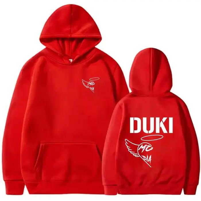Sweat à capuche homme Duki décontracté pour automne et hiver haute qualité polyester styles hip-hop rock et rue occasions multiples