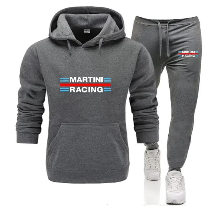 2025 nouveau Martini Racing sweat à capuche costume hommes mode sweat à capuche marque pantalon décontracté Jogging costume tenue de sport sweat automne hiver