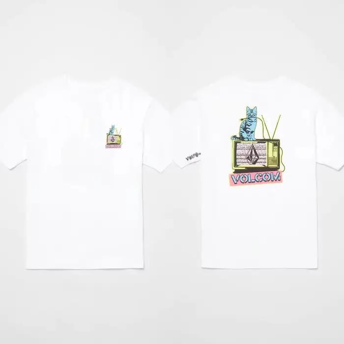 Volcom – T-Shirt en coton pour hommes et femmes