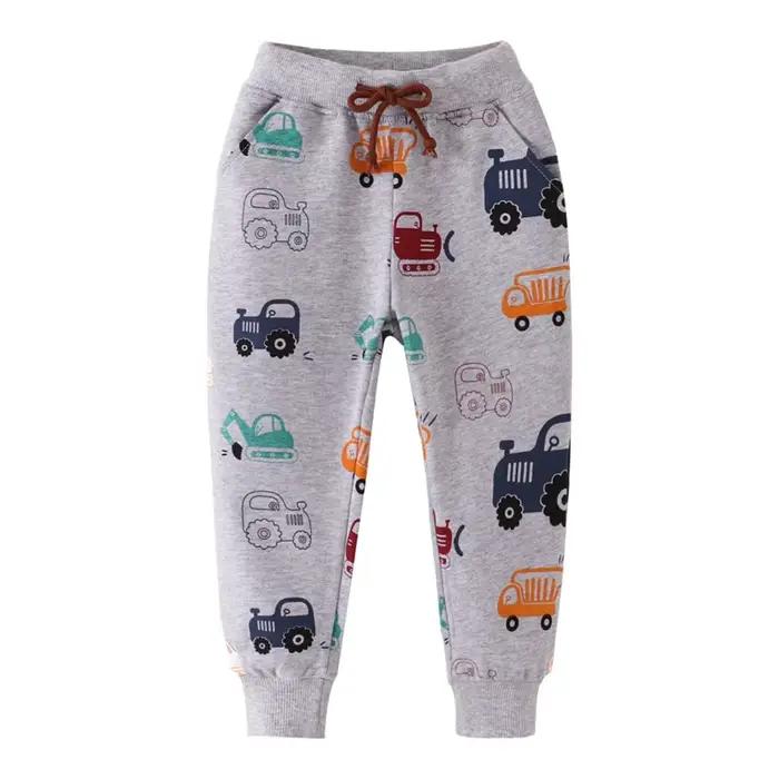 Saut mètres 2-7T voitures pour enfants imprimer garçons filles pantalons de survêtement automne printemps bébé pantalon
