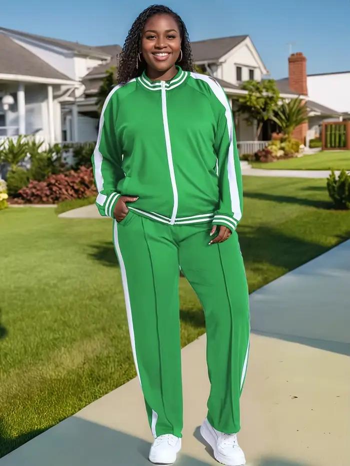 Wmstar femmes survêtement 2 pièces ensembles grande taille Jogging en gros à manches longues chemises pantalons