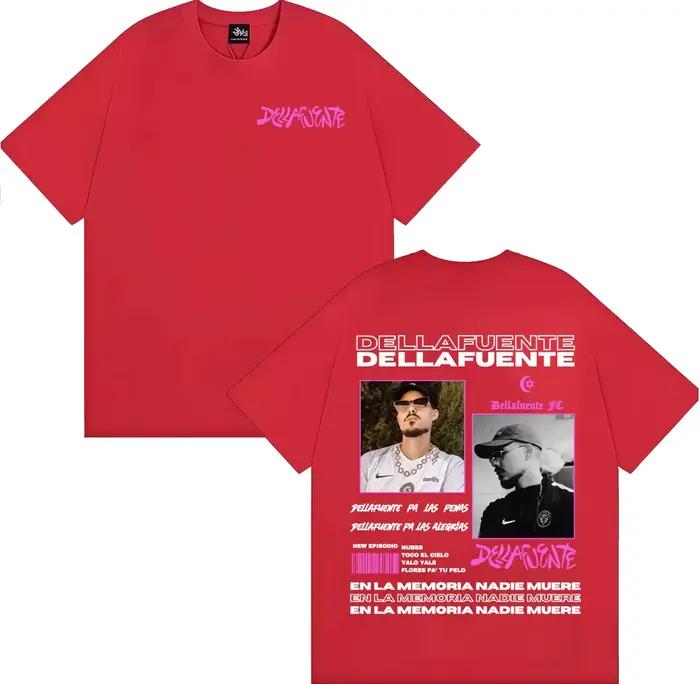 T-shirts graphiques Rapper Dellafuente Tour pour hommes et femmes