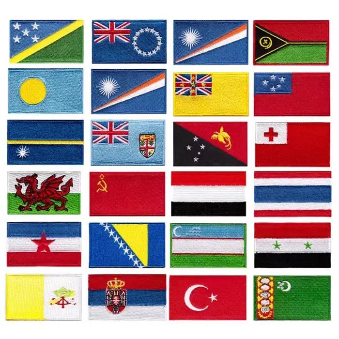 Islande 2.5 "drapeau brodé