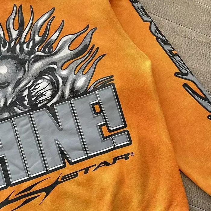 HS sun zip up sweat à capuche orange capsule 11