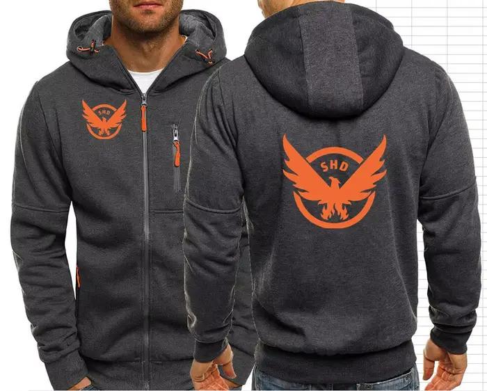 Veste à Capuche avec Fermeture Éclair pour Homme, Vêtement SHD, Tom Clancy, The Division CombThe Strategic Zones eland, PVD