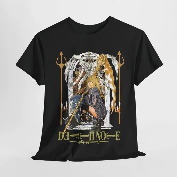 T-shirt Misa Amane, T-shirt Inspiré Anime Death Note Noir - Cadeau Anime
