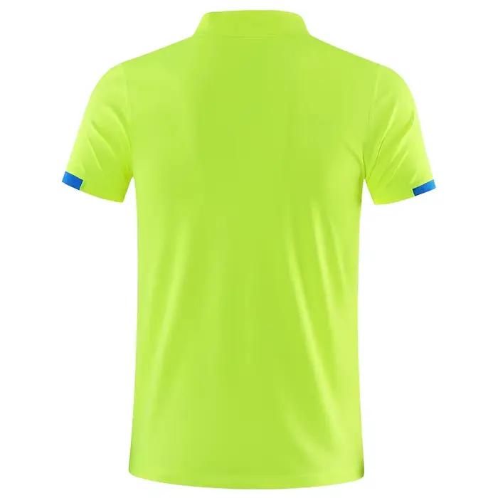 Polo de sport personnalisable pour hommes et femmes, logo de l'entreprise/broderie/conception personnelle. 100 % fibres respirantes et à séchage rapide