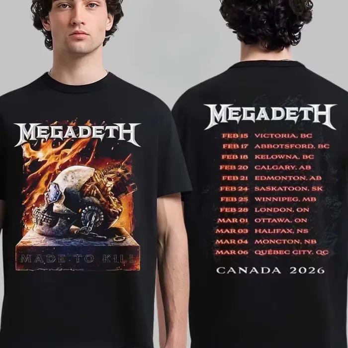 Chemise imprimée style heavy metal - convient aux hommes et aux femmes. T-shirt de marque à manches courtes tendance pour l'été.