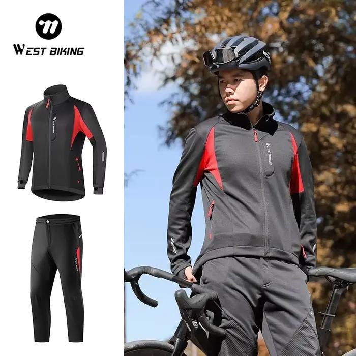 Veste de Cyclisme Hiver Coupe-Vent West Biking Polyvalente Pour Hommes Femmes Activités de Plein Air Occasions Spéciales