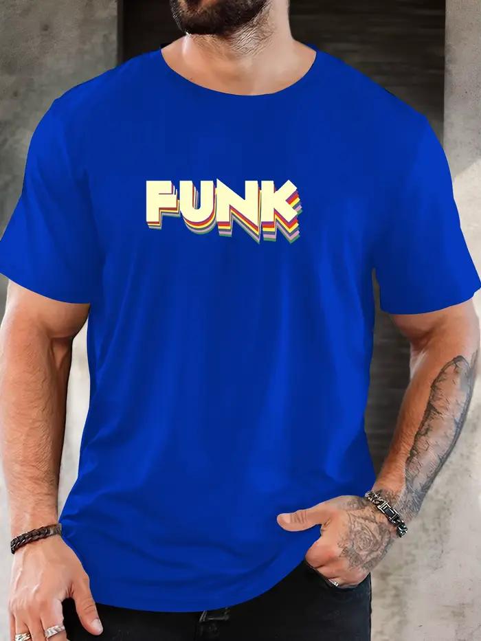 Nouveau t-shirt homme rétro Funk graphique vibrant 3D impression colorée haut élégant quotidien décontracté pour homme occasions spéciales et entraînement sportif