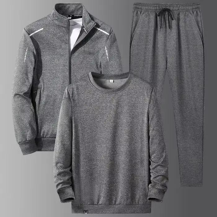 8XL hommes survêtements unisexe Jogging costume marque de mode 3 pièces ensemble survêtement