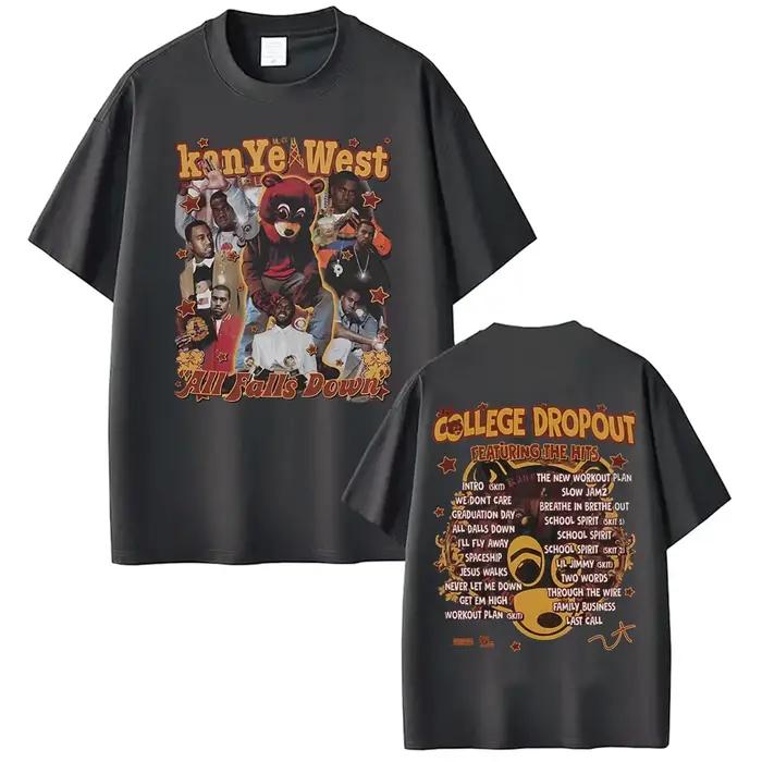 Kanye West College Dropout Featuring The Hits T-shirt pour hommes et femmes